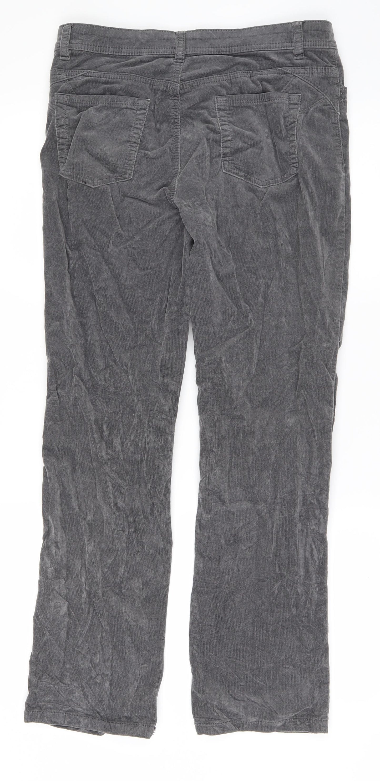 NEXT Womens Black   Straight Jeans Size 12 L26 in