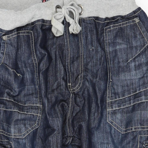 AIRWALK Mens Blue  Denim Cargo Shorts Size 3XL