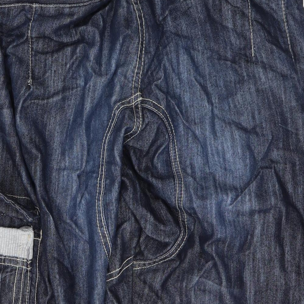 AIRWALK Mens Blue  Denim Cargo Shorts Size 3XL