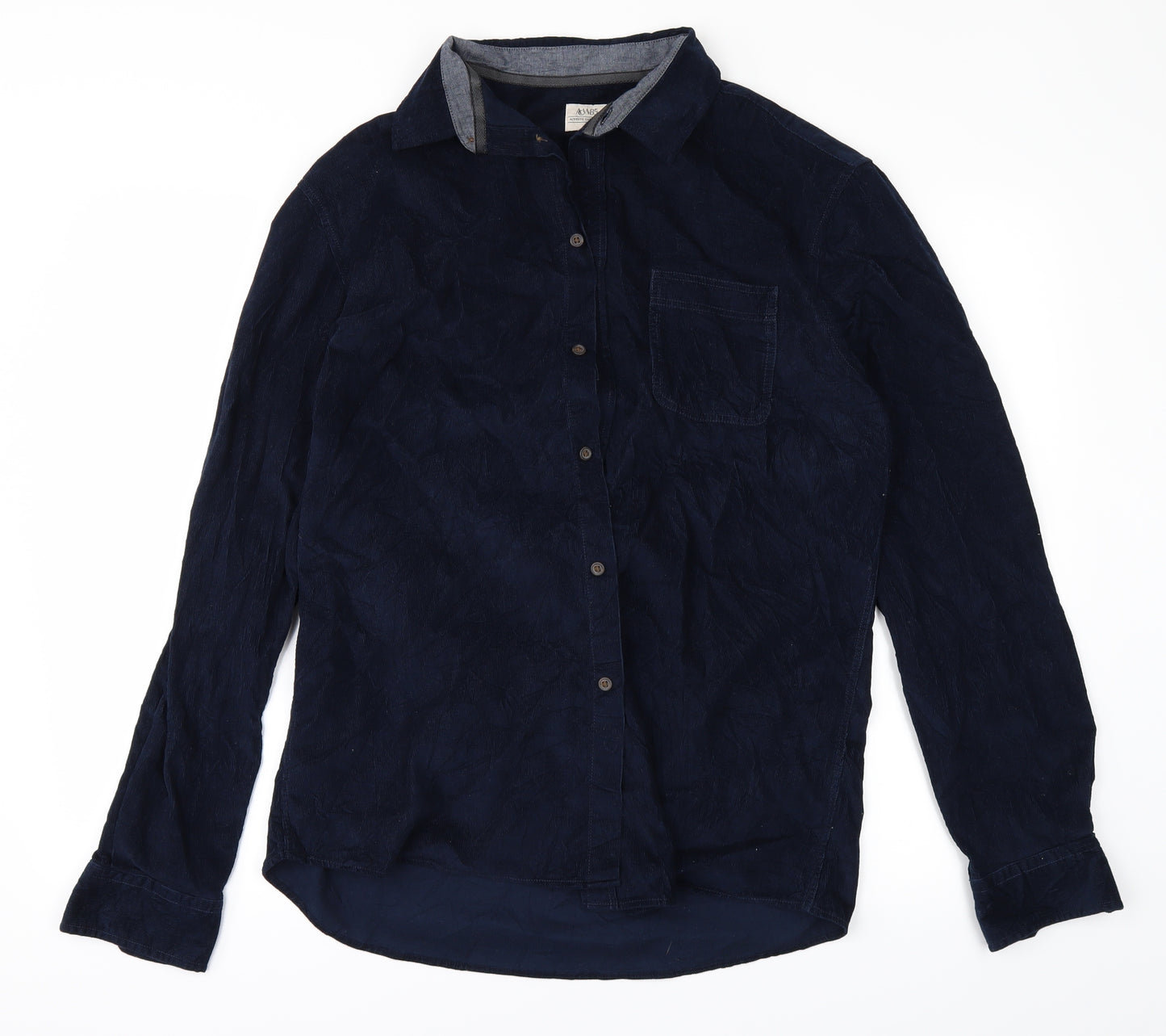 ACW85 Mens Blue    Button-Up Size M