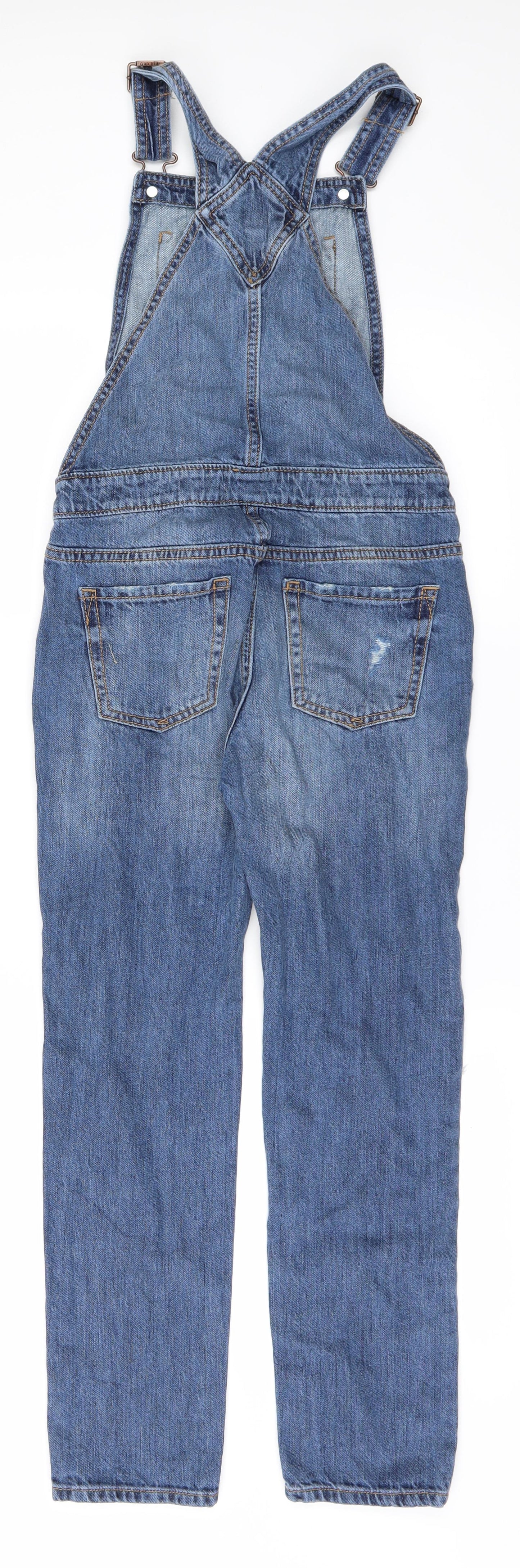 Gap Womens Blue  Denim Dungaree One-Piece Size M L23 in