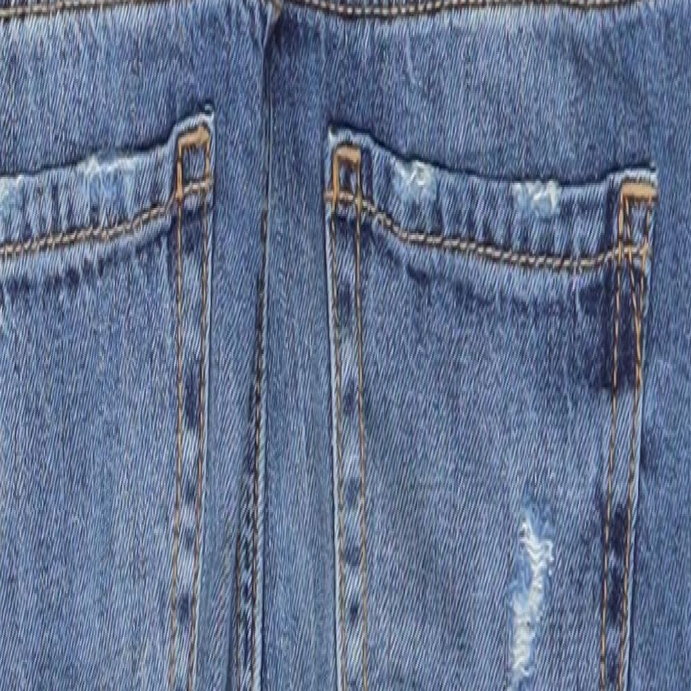 Gap Womens Blue  Denim Dungaree One-Piece Size M L23 in