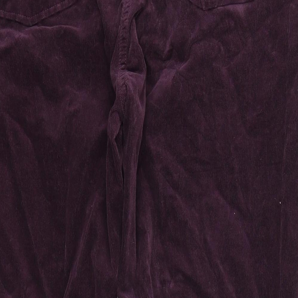 m&s Womens Purple   Straight Jeans Size 24 L27 in