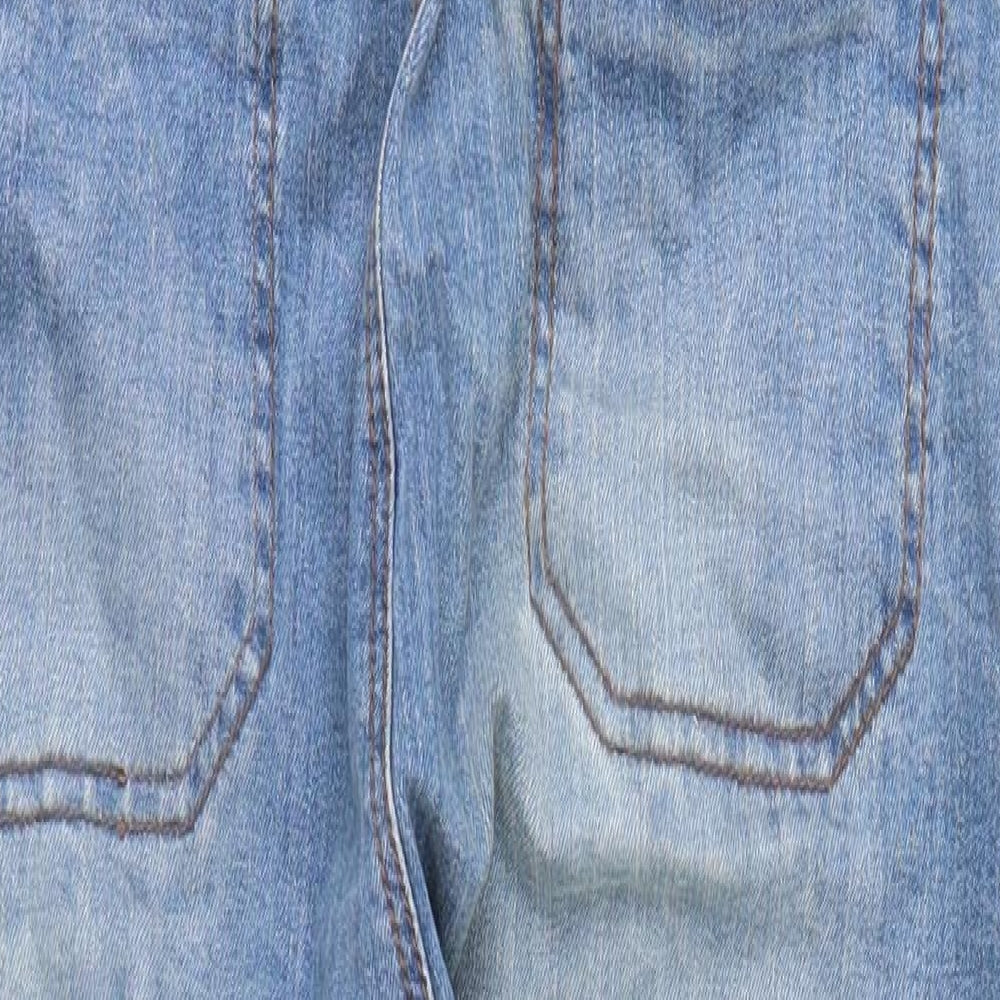 DenimCo Womens Blue  Denim Dungaree One-Piece Size 14 L28 in