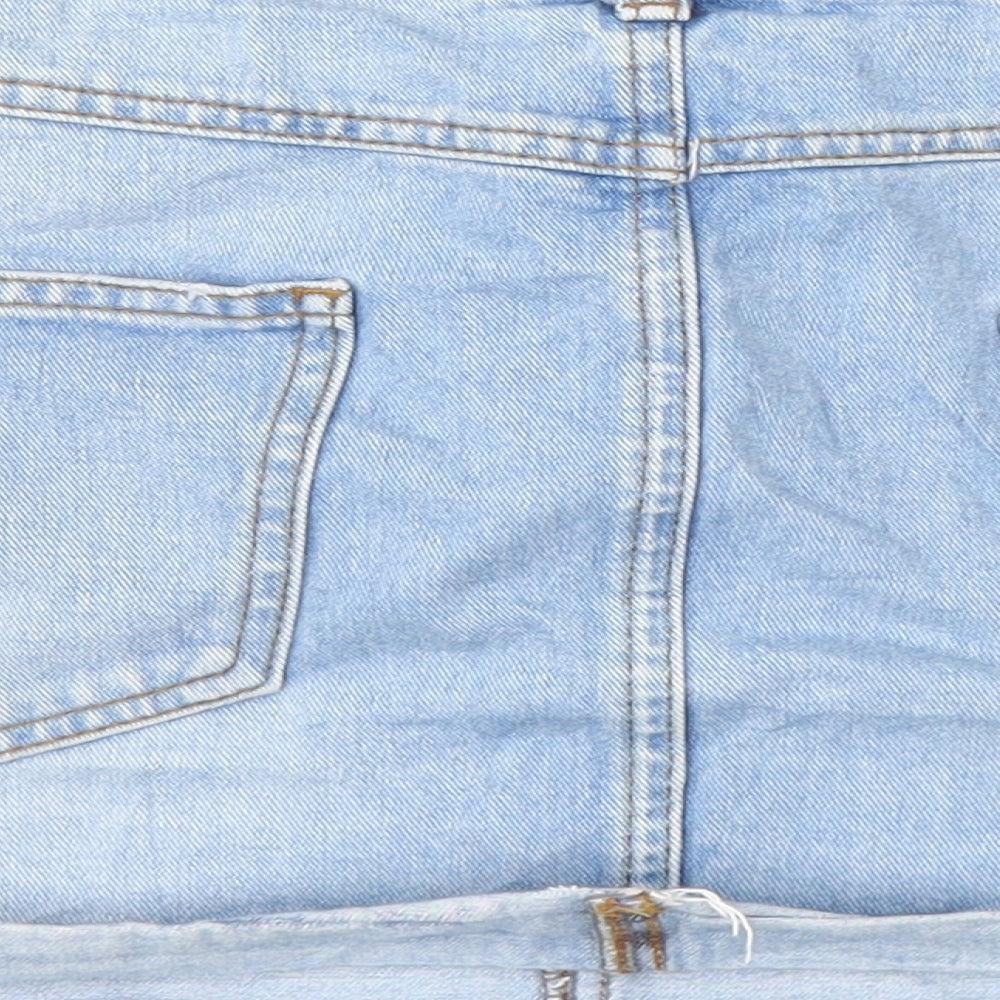 Denim Womens Blue  Denim A-Line Skirt Size 18