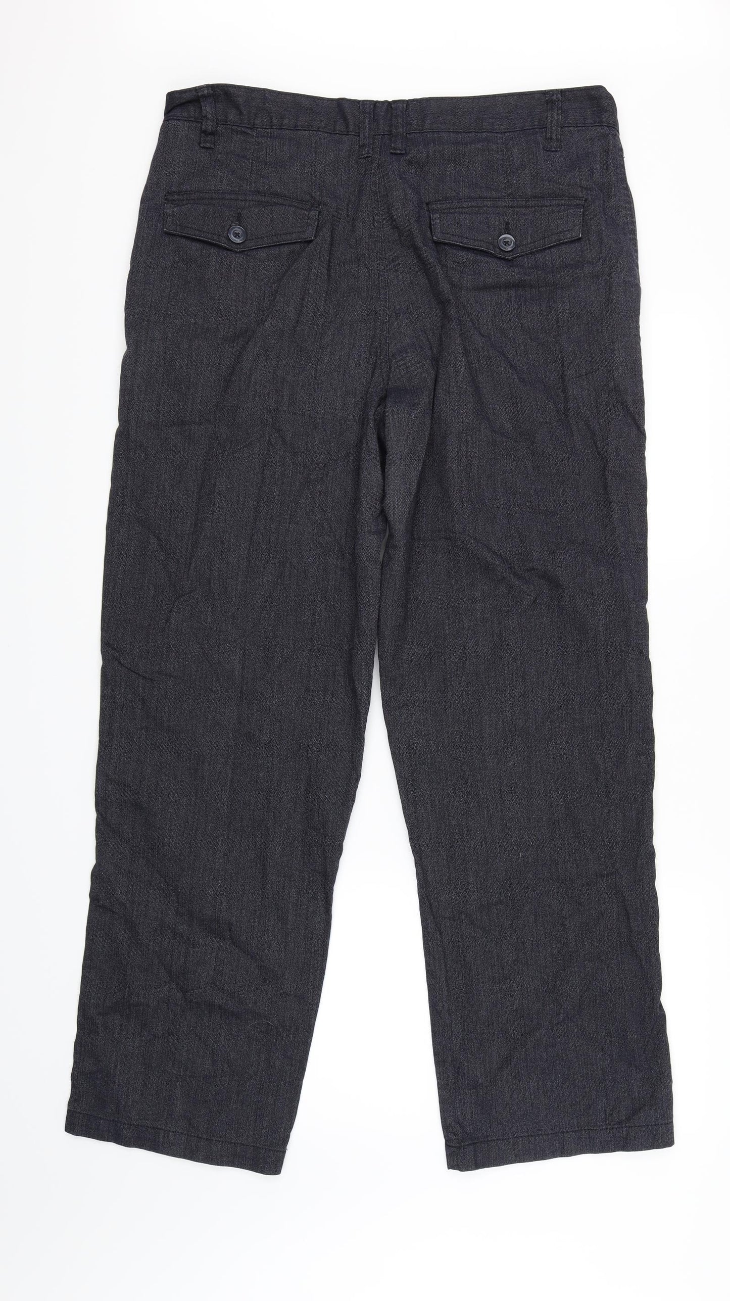 Avenu Womens Blue   Trousers  Size 16 L31 in