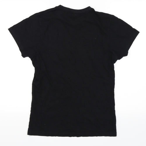 Preworn Mens Black    T-Shirt Size S