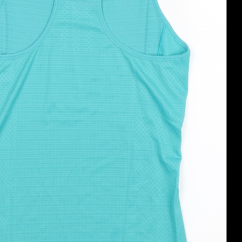 adidas Womens Blue   Basic Tank Size M  - Racer Back