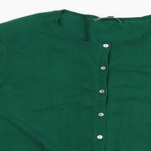 Laura Ashley Womens Green   Cardigan Jumper Size 16