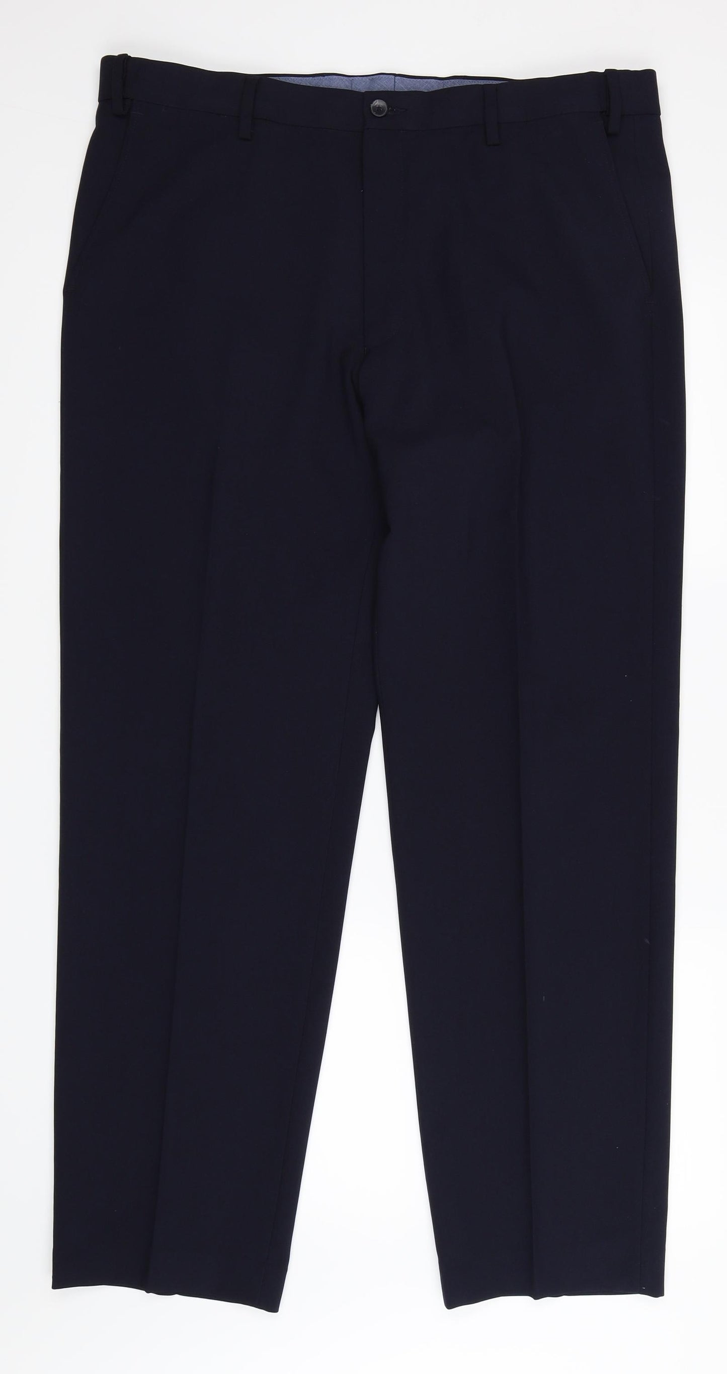 Marks and Spencer Mens Blue   Trousers  Size 38 L31 in