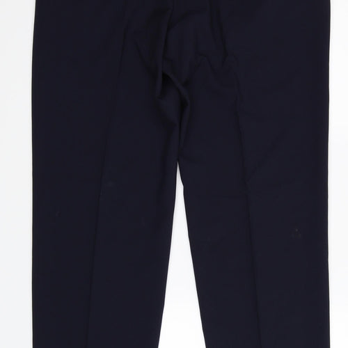 Marks and Spencer Mens Blue   Trousers  Size 38 L31 in