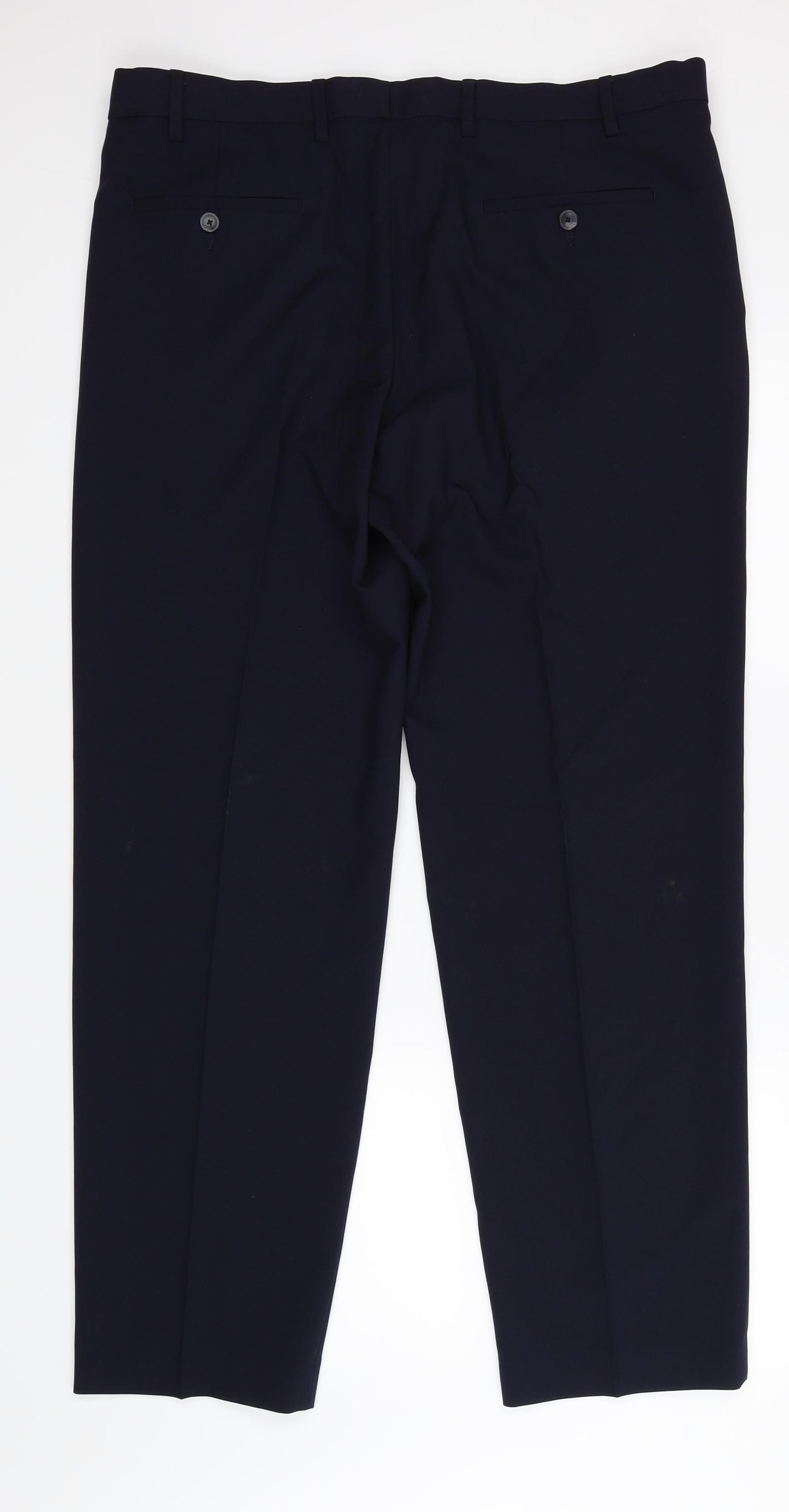 Marks and Spencer Mens Blue   Trousers  Size 38 L31 in