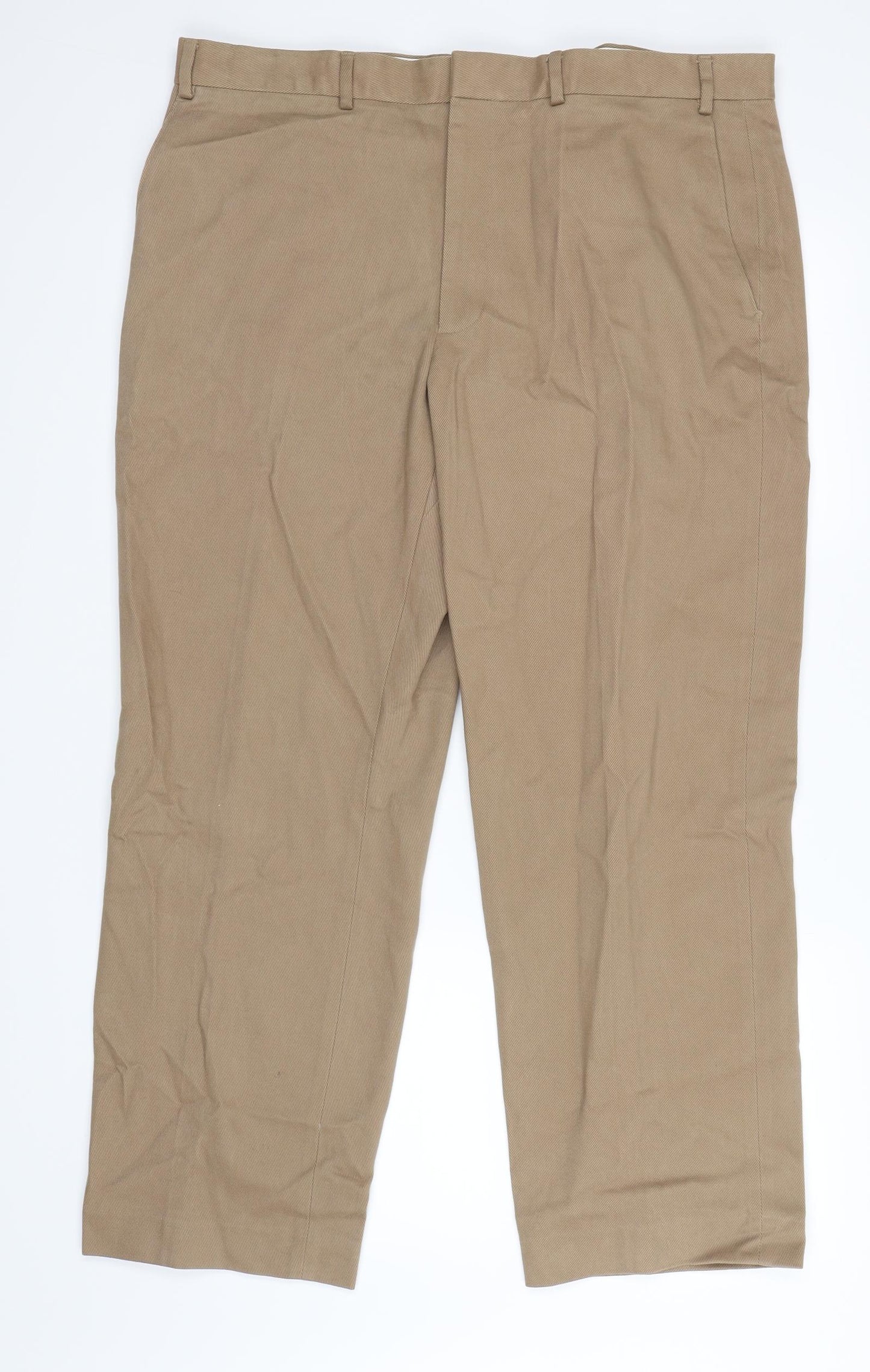 Marks and Spencer Mens Brown   Trousers  Size 38 L29 in