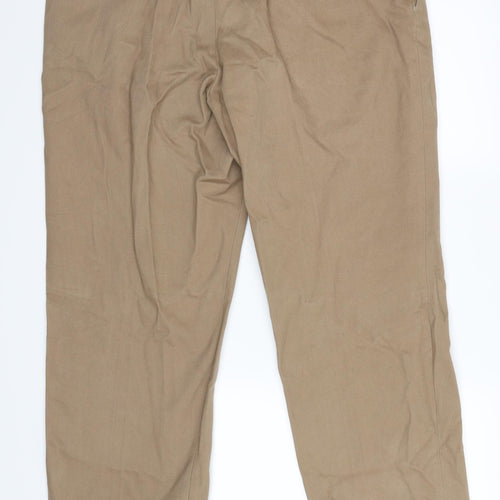 Marks and Spencer Mens Brown   Trousers  Size 38 L29 in