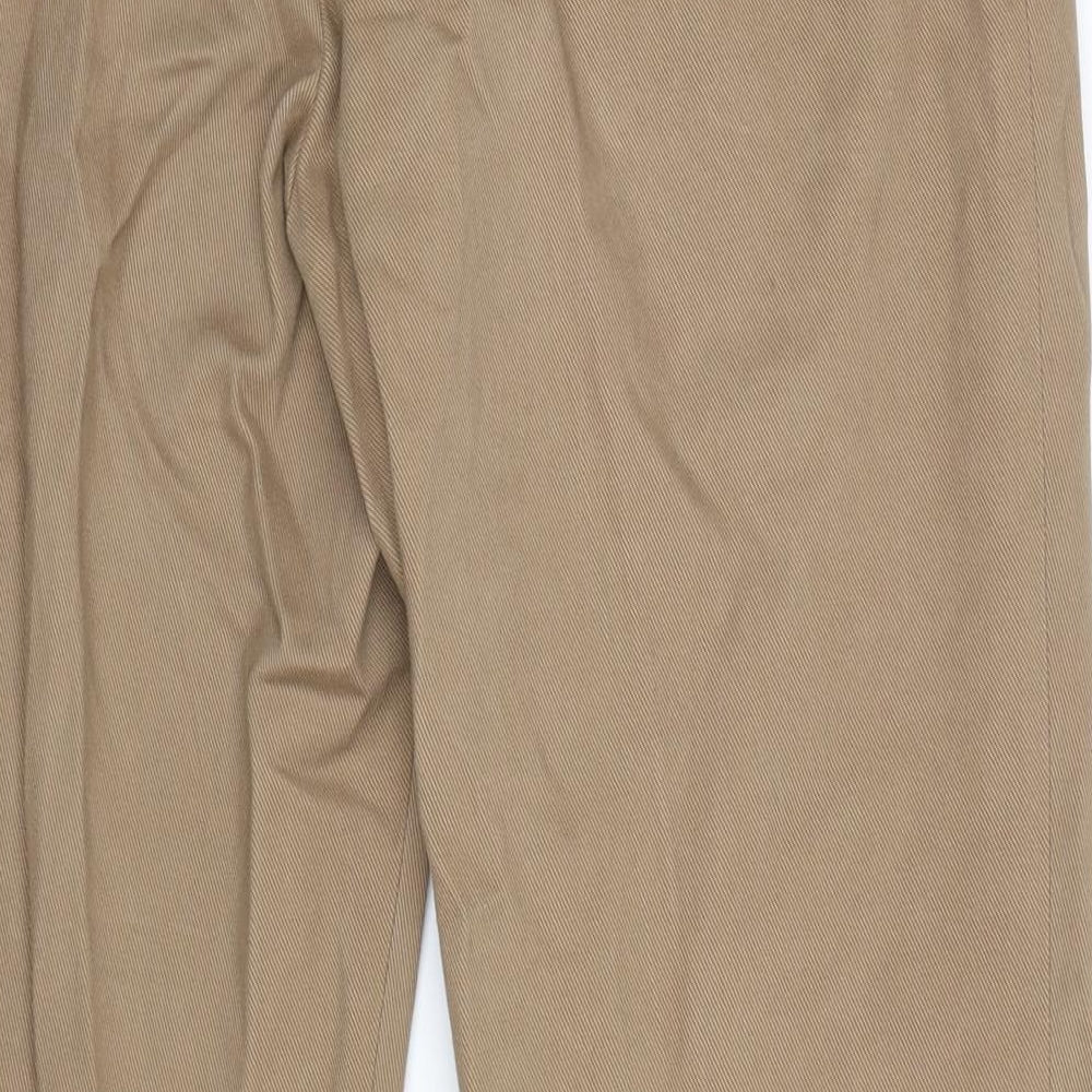 Marks and Spencer Mens Brown   Trousers  Size 38 L29 in