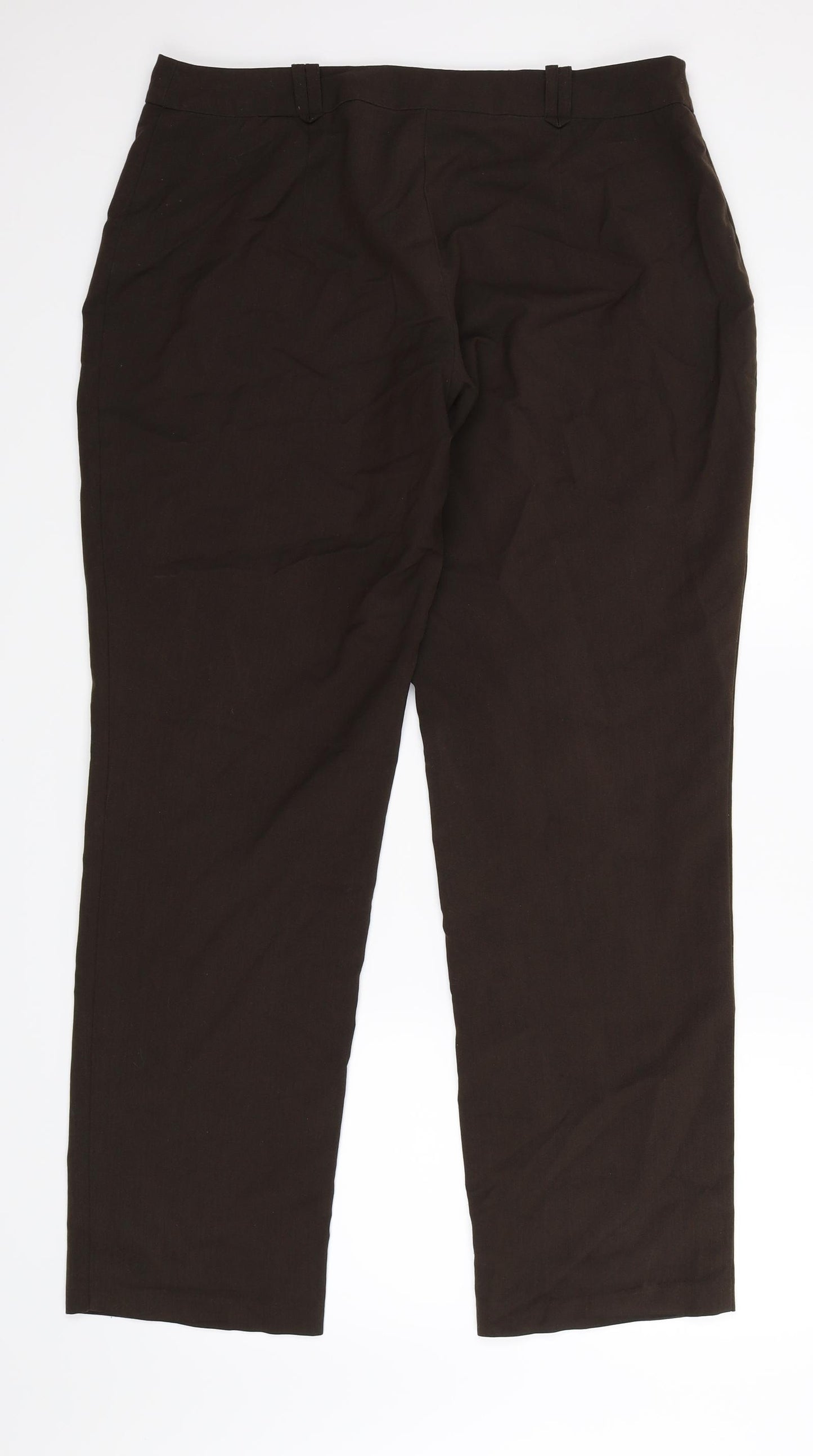 Debenhams Womens Brown   Trousers  Size 16 L30 in