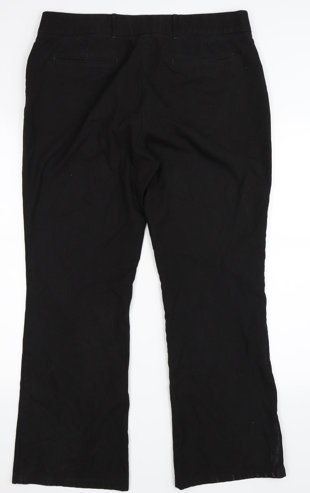 Per Una Womens Black   Bootcut Jeans Size 16 L28 in