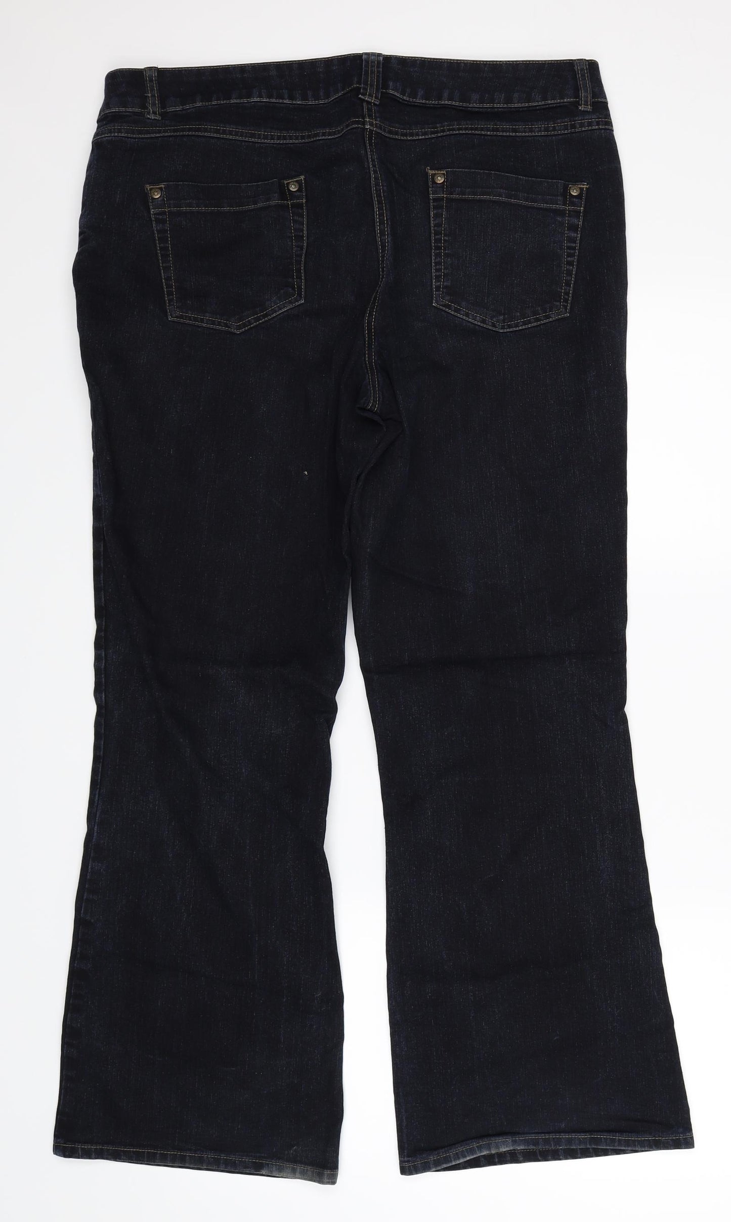 Debenhams Womens Blue   Bootcut Jeans Size 16 L29 in