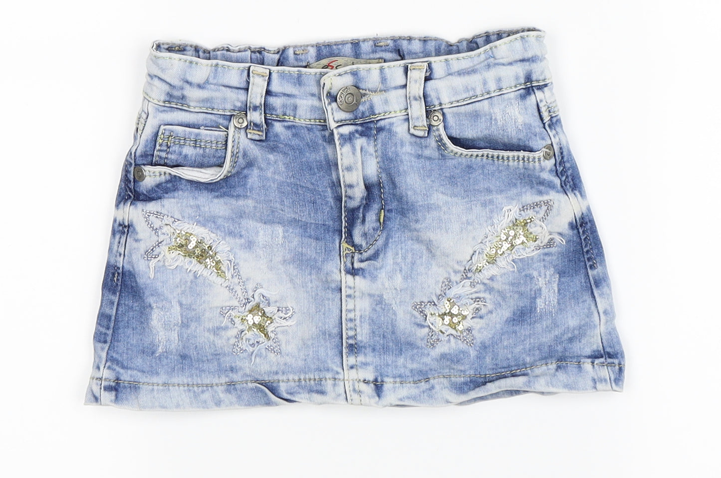 Escabel Girls Blue   Mini Skirt Size 4-5 Years