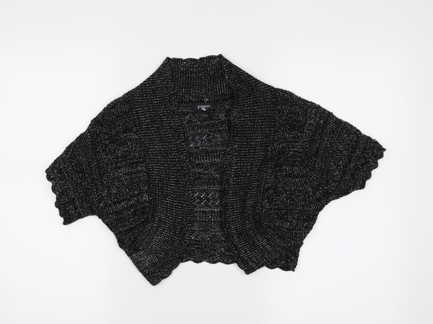 Papaya Womens Black   Cardigan Jumper Size 18