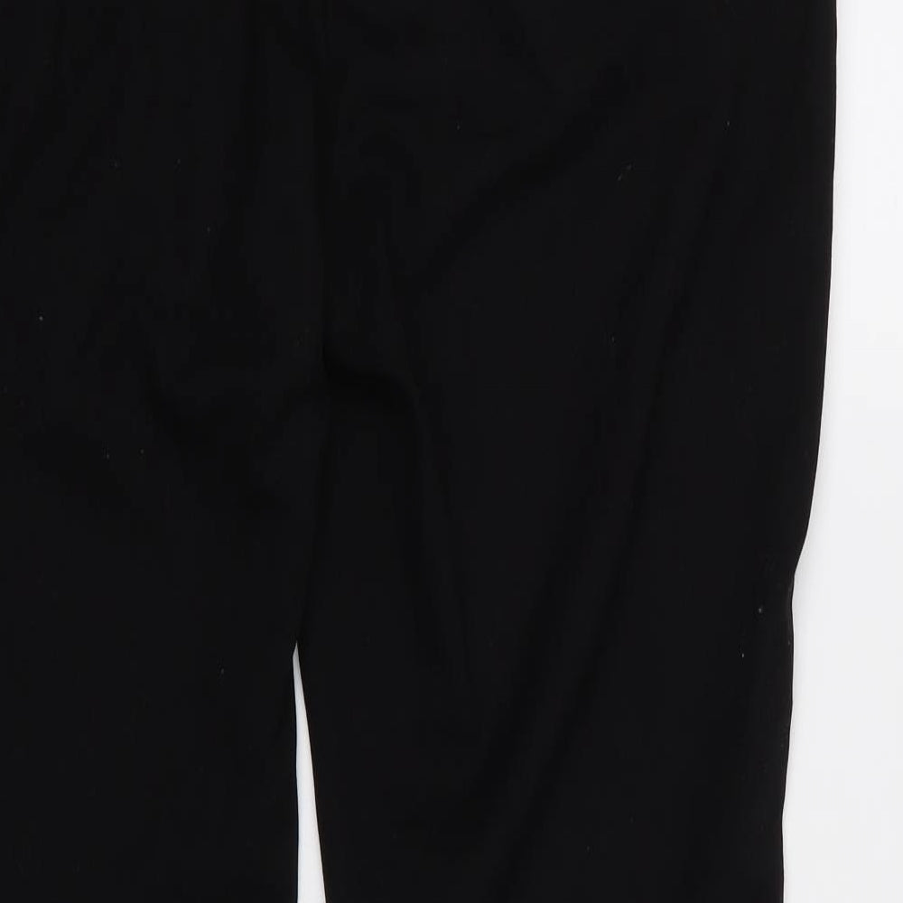 H&M Womens Black   Trousers  Size 12 L29 in