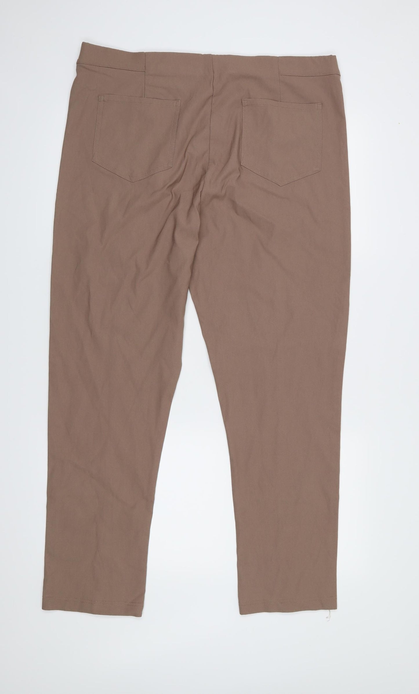 Emeliax Womens Brown   Jegging Jeans Size 20 L29 in