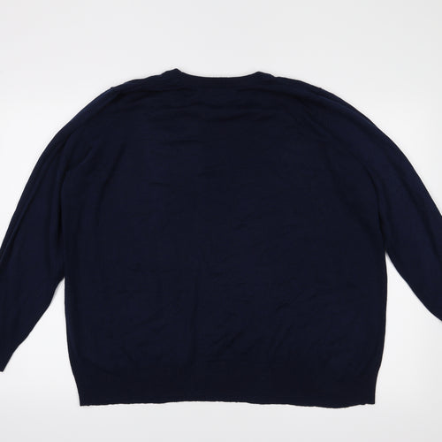 TU Womens Blue   Pullover Jumper Size 24  - Christmas