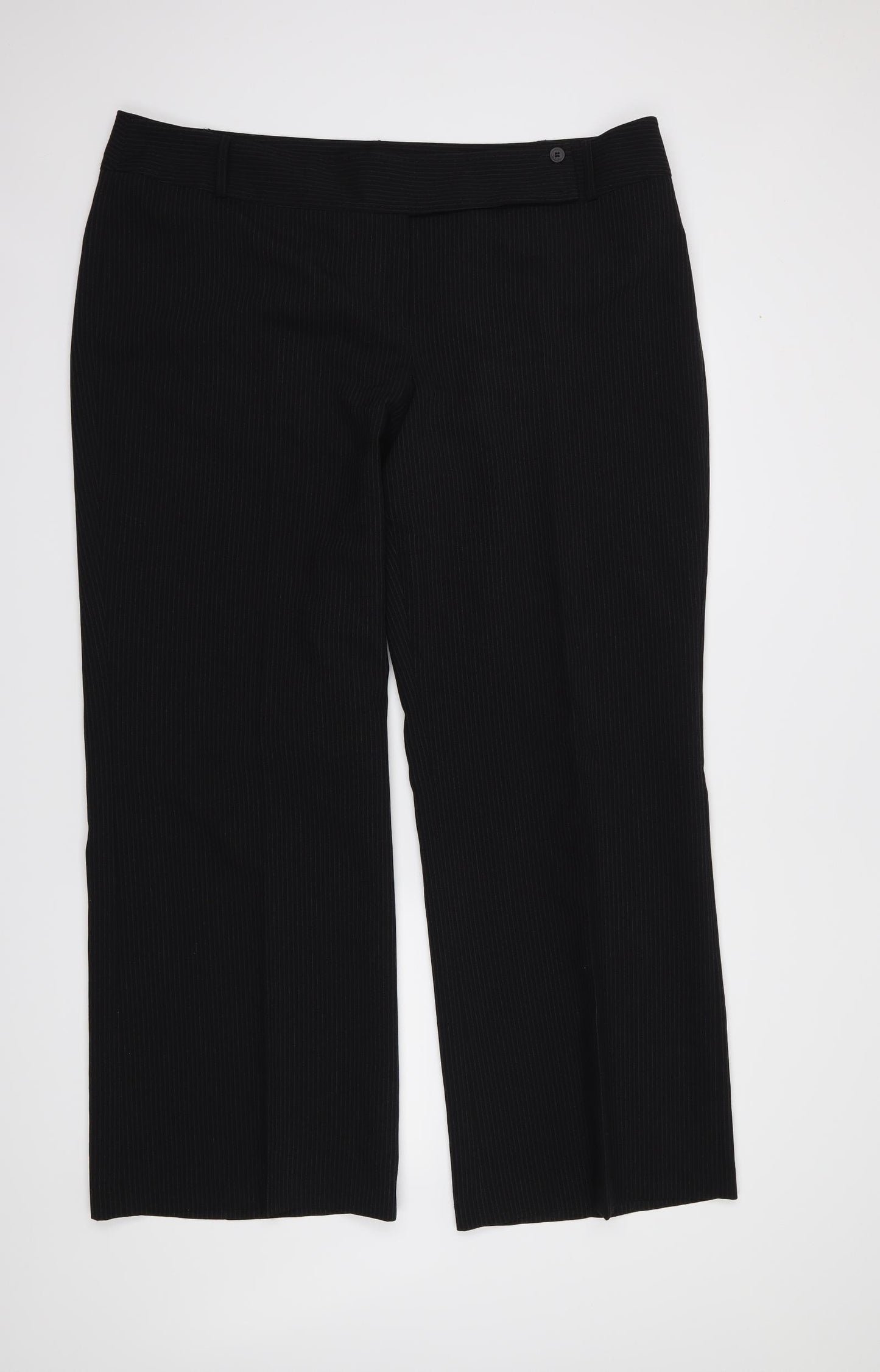 F&F Womens Black   Trousers  Size 20 L30 in