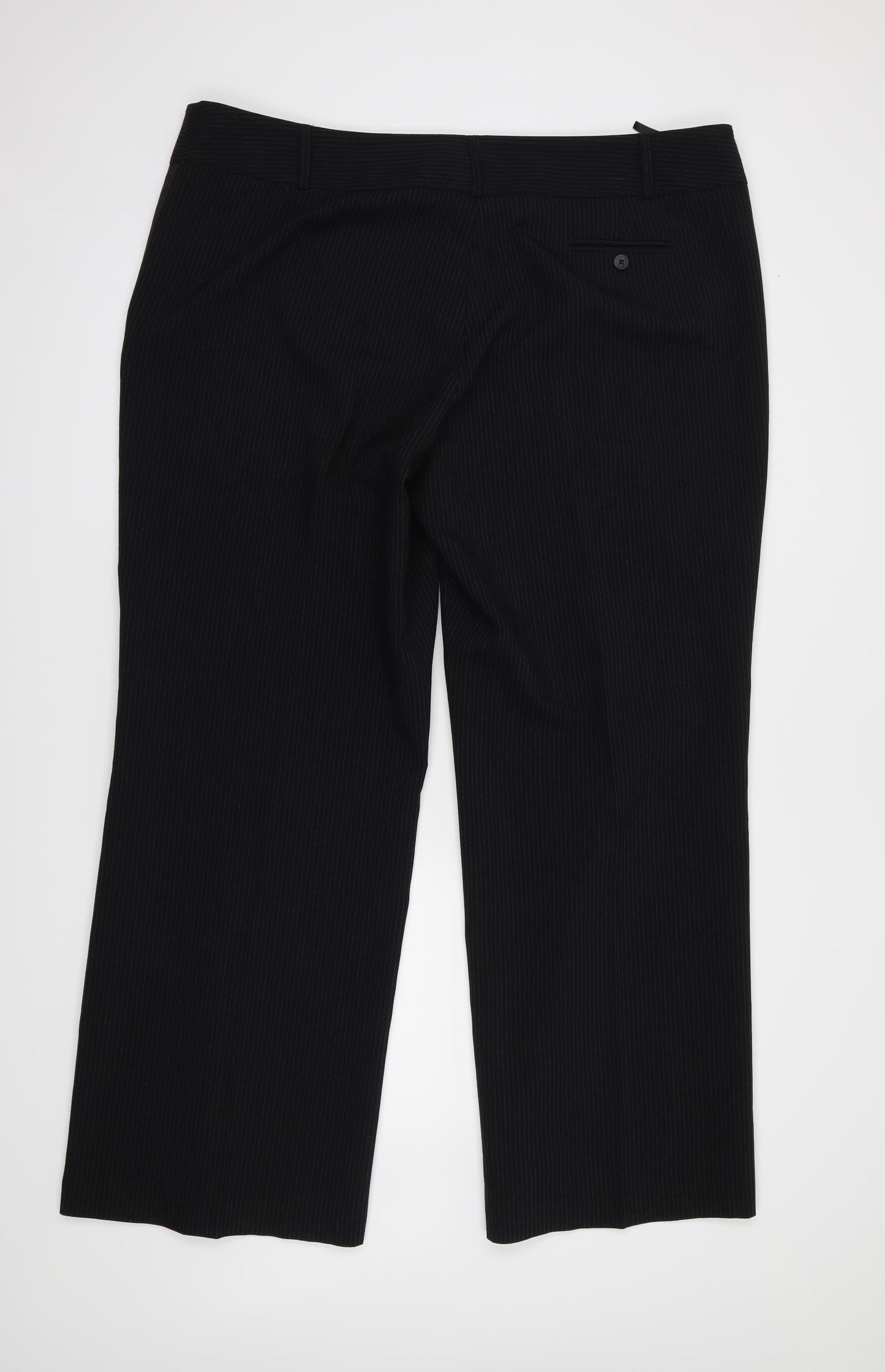 F&F Womens Black   Trousers  Size 20 L30 in