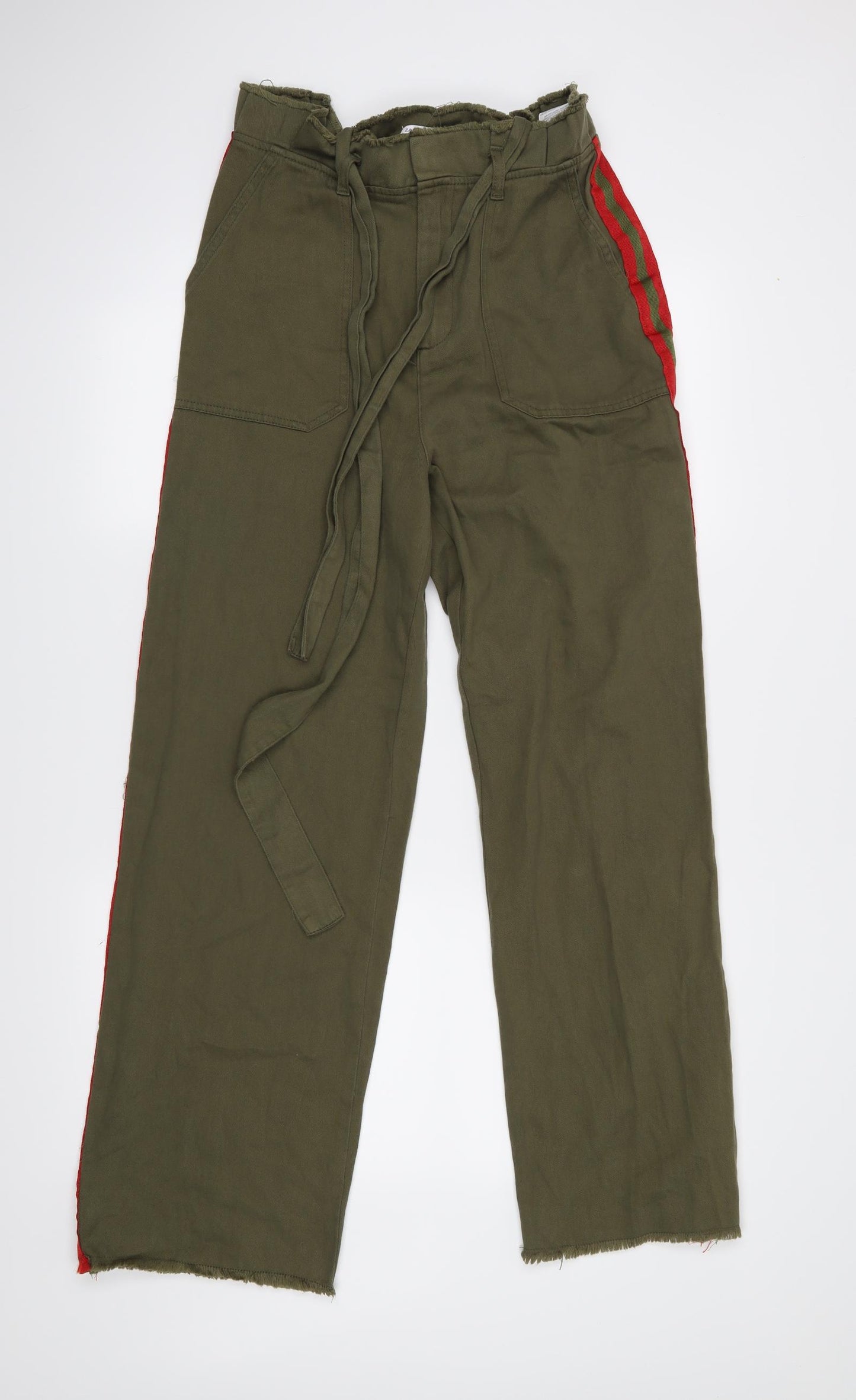 Zara Womens Green   Straight Jeans Size S L29 in