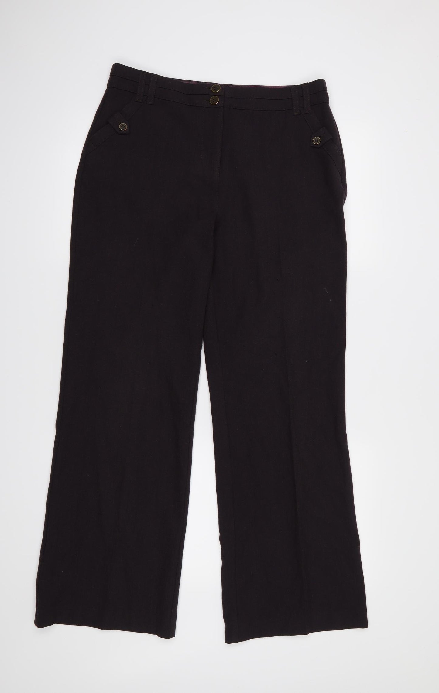 Per Una Womens Purple   Trousers  Size 12 L29 in