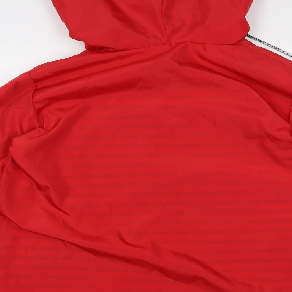 Preworn Womens Red   Rain Coat Coat Size XL