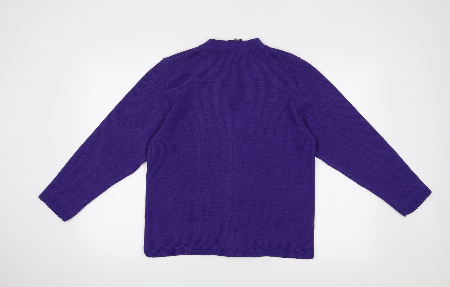Florida Collection Womens Purple   Cardigan Jumper Size M
