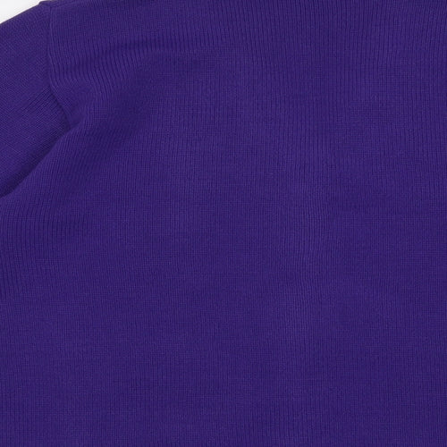 Florida Collection Womens Purple   Cardigan Jumper Size M
