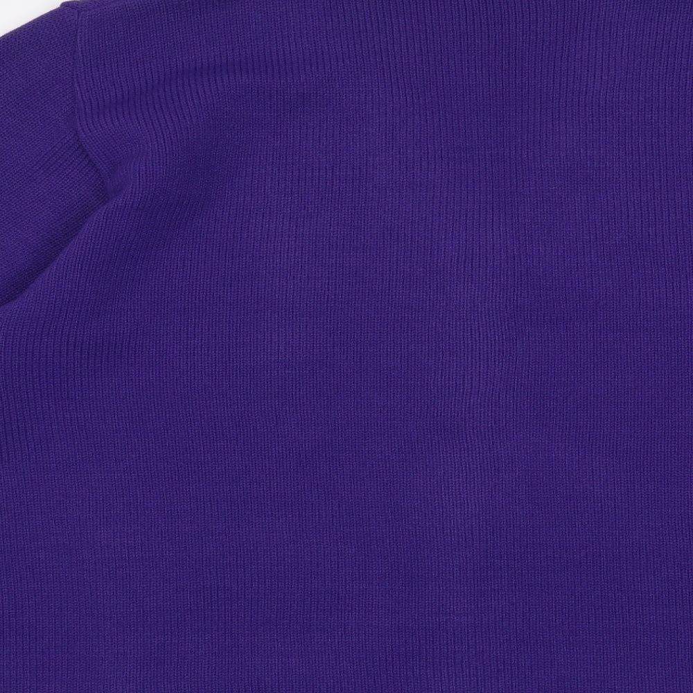 Florida Collection Womens Purple   Cardigan Jumper Size M