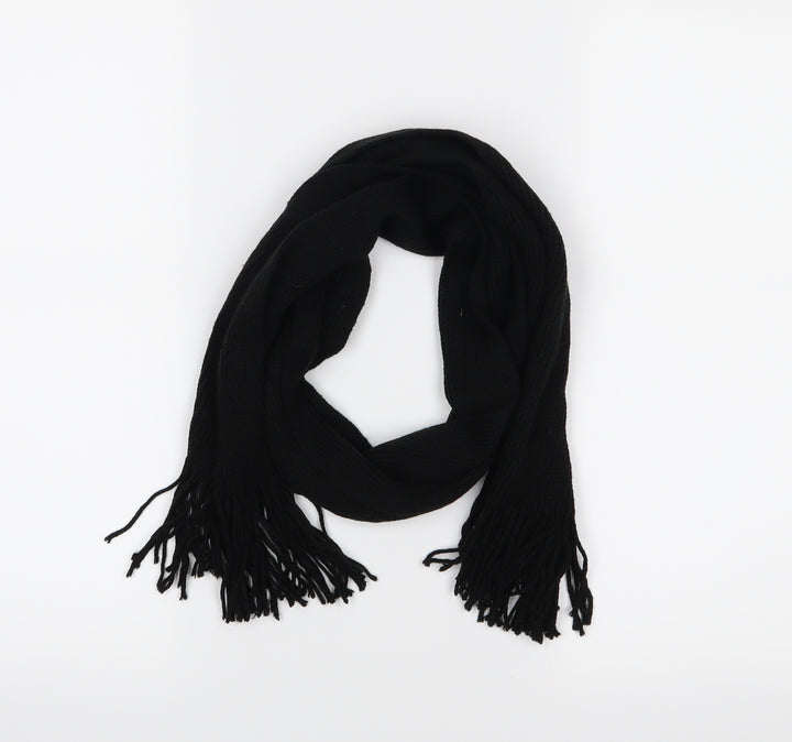 Preworn Mens Black Scarf One Size