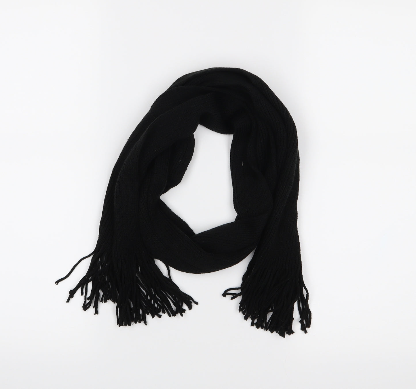 Preworn Mens Black   Scarf  One Size