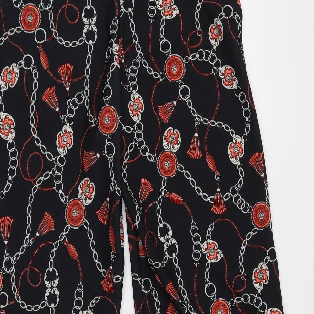 Primark Womens Black   Cropped Trousers Size 8 L22 in