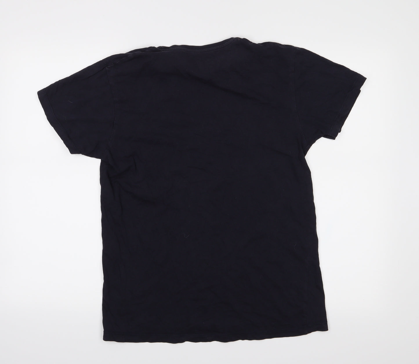 Cedar Wood State Mens Blue    T-Shirt Size S