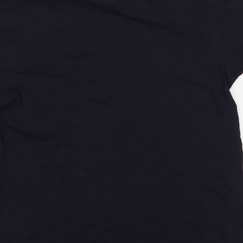 Cedar Wood State Mens Blue    T-Shirt Size S