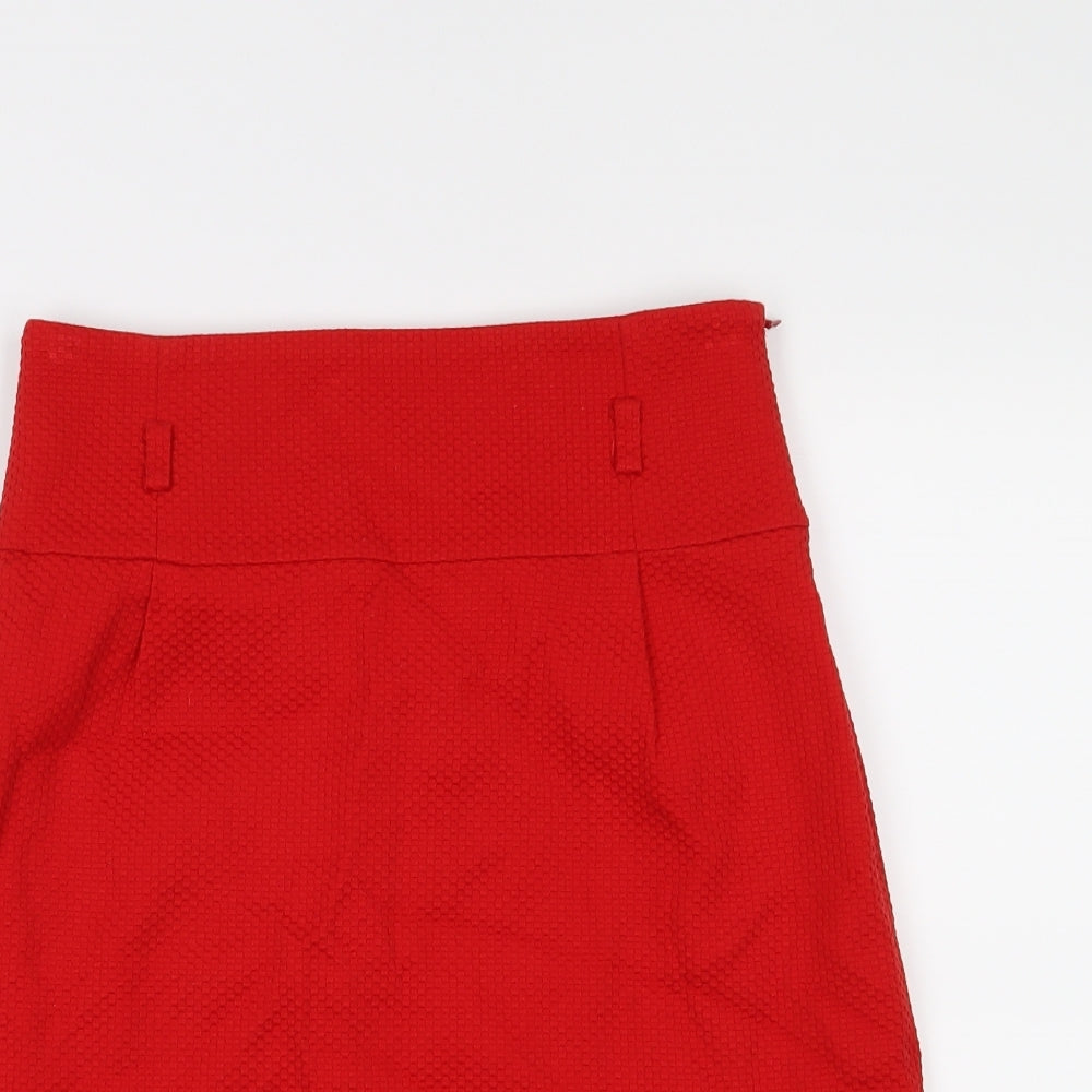 Coast Womens Red   Straight & Pencil Skirt Size 10