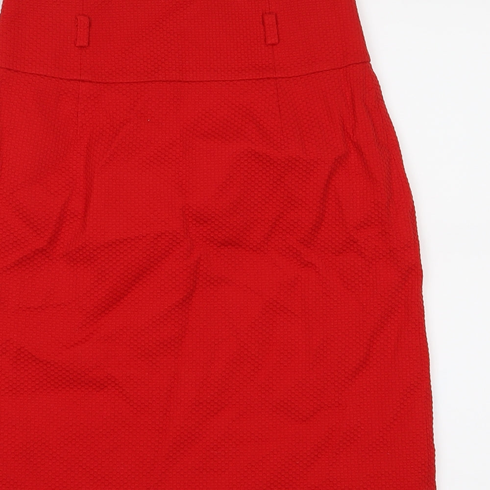 Coast Womens Red   Straight & Pencil Skirt Size 10