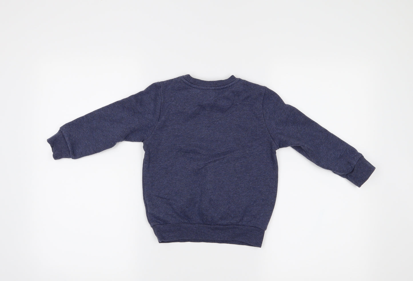 F&F Boys Blue   Pullover Jumper Size 4-5 Years  - Christmas