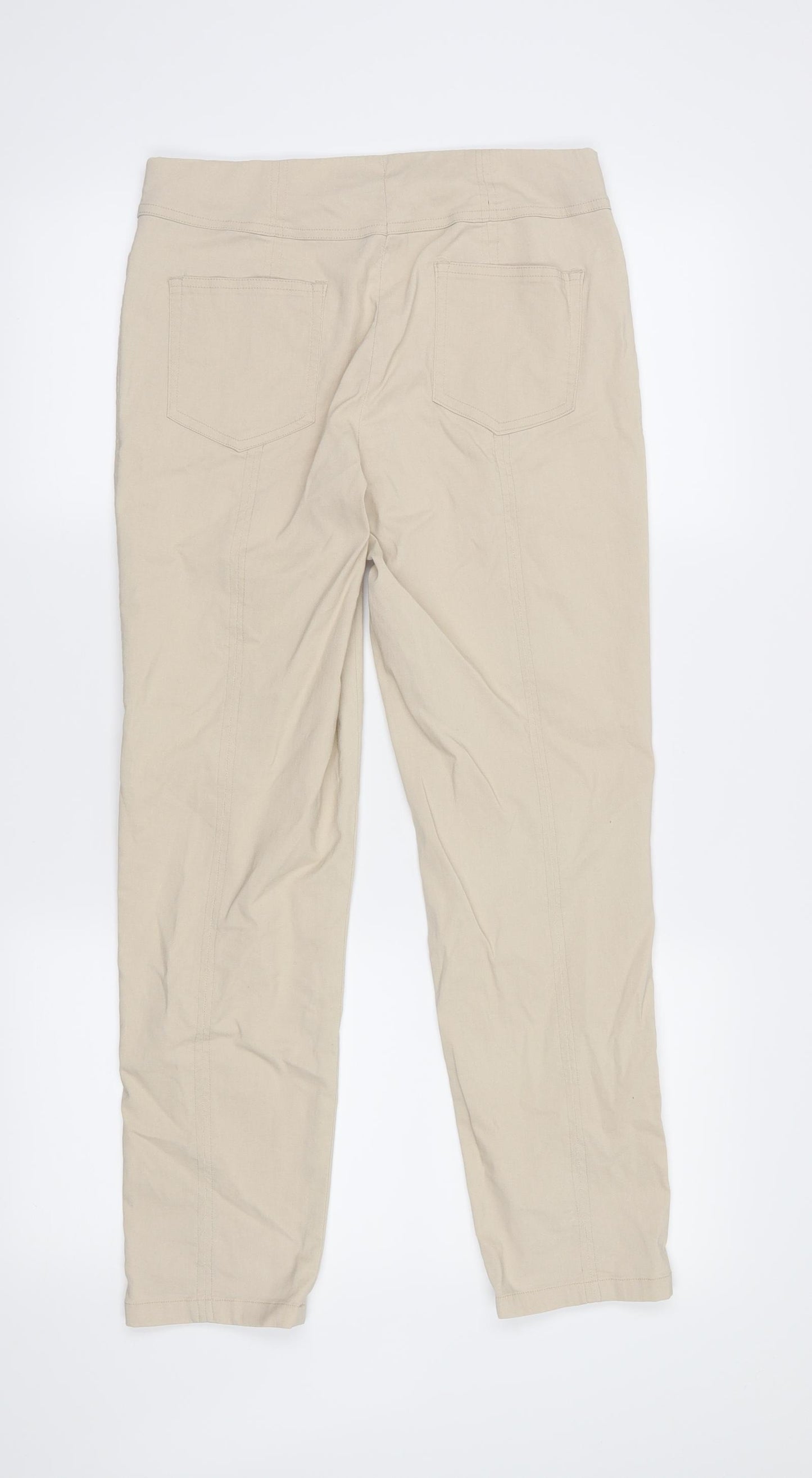 Robell Womens Beige   Jegging Jeans Size 12 L26 in