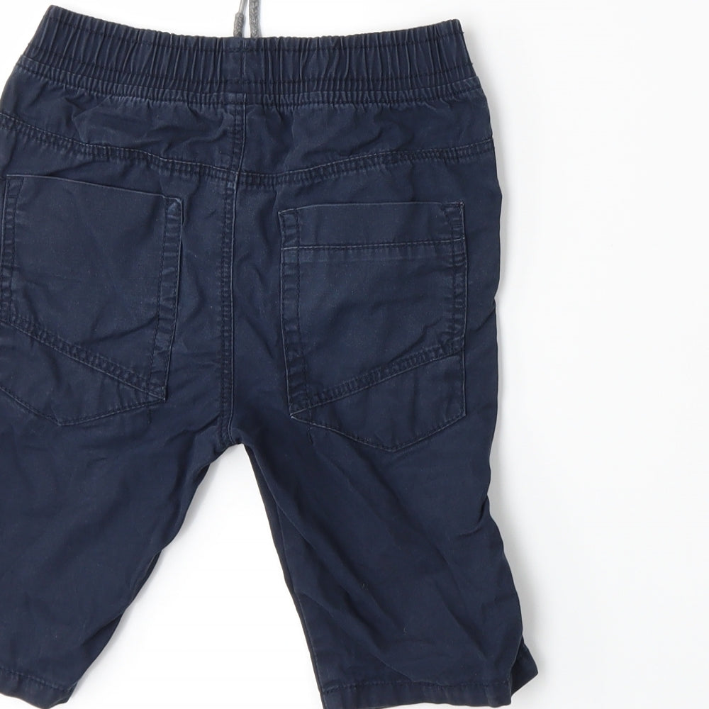 TU Boys Black   Chino Shorts Size 6 Years