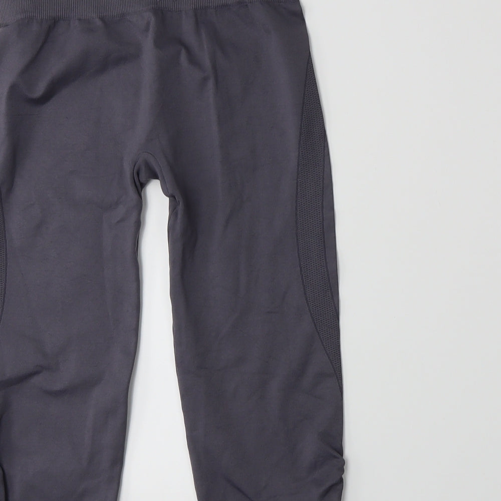 Marks and Spencer Womens Grey   Capri Leggings Size 14 L16 in