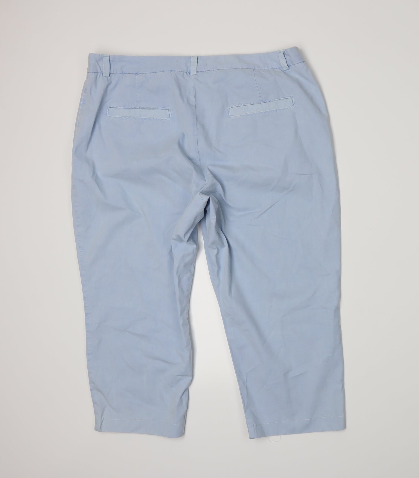 Marks and Spencer Womens Blue   Chino Shorts Size 16