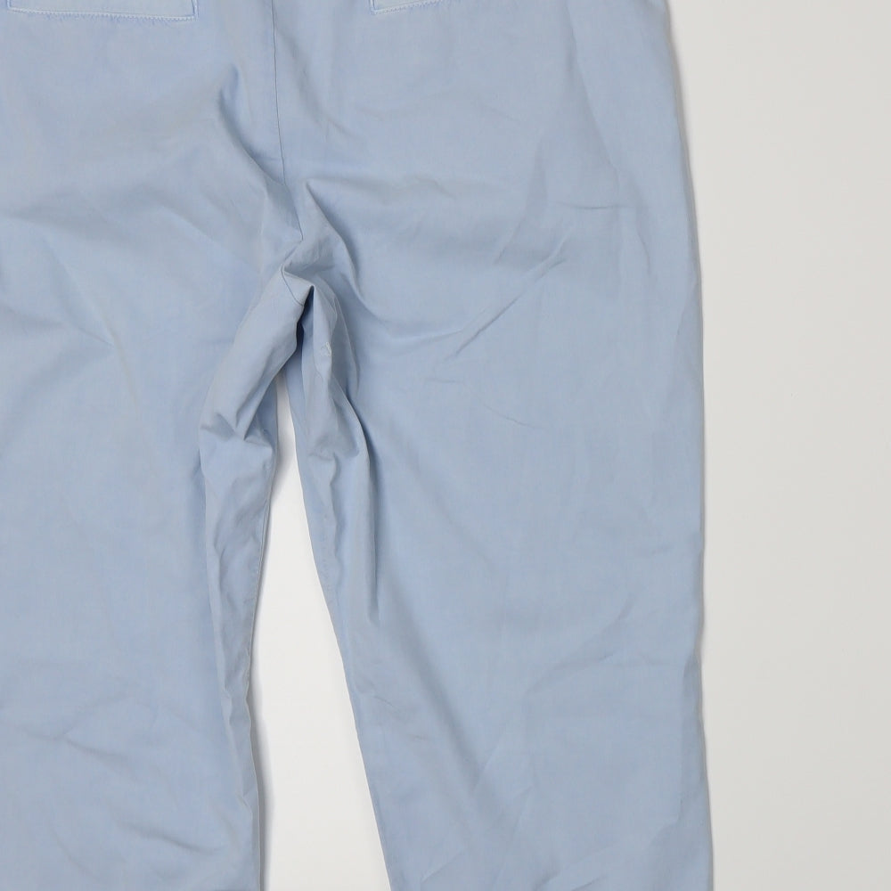 Marks and Spencer Womens Blue   Chino Shorts Size 16