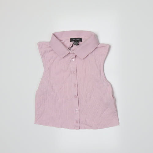 Primark Womens Pink   Basic Button-Up Size 6