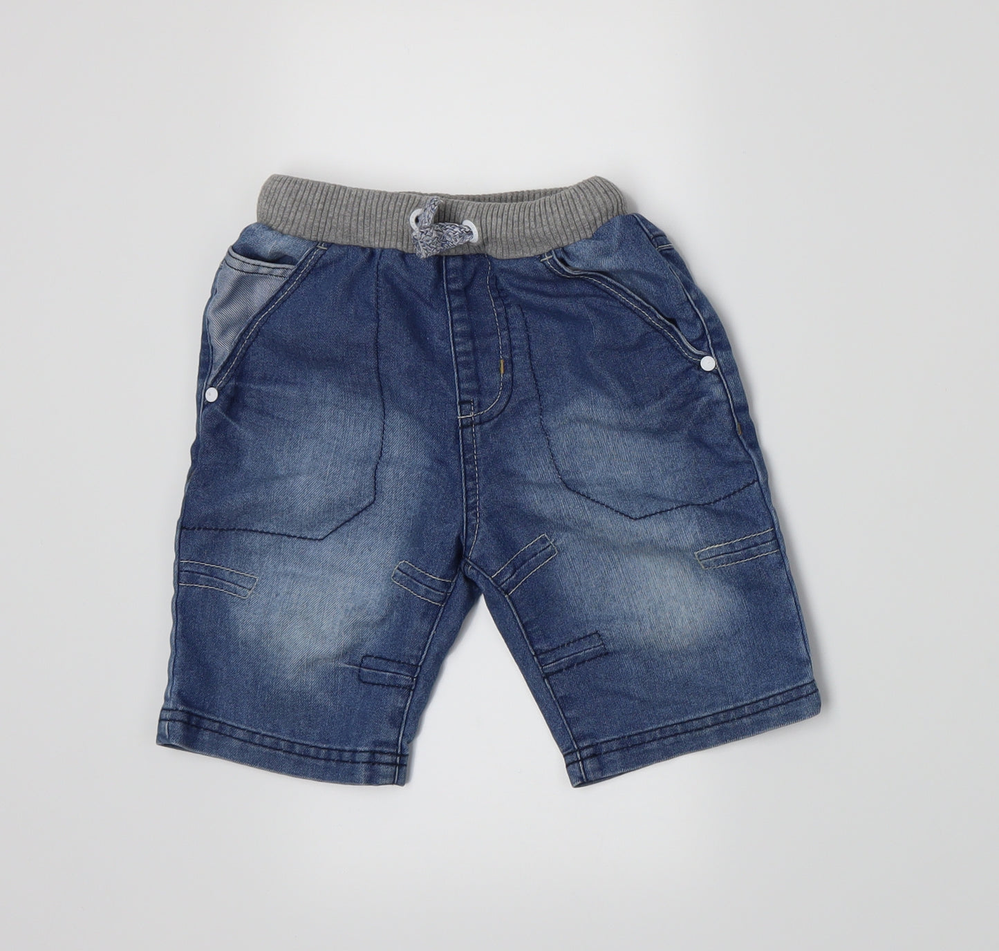 F&F Boys Blue  Denim  Shorts Size 4-5 Years